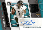 2021 Travis Etienne Jr. Panini Donruss ROOKIE PHENOMS ROOKIE PATCH AUTO 42/49 AUTOGRAPH RELIC #RPA-TET Jacksonville Jaguars
