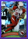 2011 Larry Fitzgerald Topps Chrome PURPLE REFRACTOR 435/499 #80 Arizona Cardinals