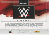 2023 Alexa Bliss Panini Impeccable WWE SILVER BAR 04/35 #BAR-ABL Friday Night Smackdown