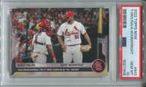 2021 Yadier Molina Adam Wainwright Topps Now 2ND MOST STARTS IN HISTORY PSA 10 #643 St. Louis Cardinals 1916