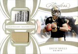 2025 Drew Brees Panini Flawless HOLO GOLD LEGENDARY MATERIALS DUAL LAUNDRY TAG PATCH 06/15 RELIC #LM-DBS New Orleans Saints