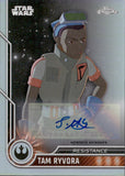 2023 Topps Chrome Star Wars Autograph Suzie McGrath as Tam Ryvora #38 AUTO 2