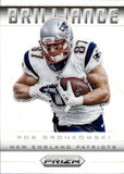 2013 Rob Gronkowski Panini Prizm HOLO SILVER BRILLIANCE #7 New England Patriots