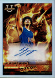 2021-22 Shaedon Sharpe Bowman University Basketball HEAT CHECK REFRACTOR AUTO 38/99 AUTOGRAPH #HCA-SS Portland Trail Blazers