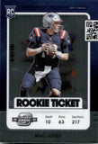 2021 Mac Jones Panini Optic Contenders ROOKIE TICKET RC #82 New England Patriots