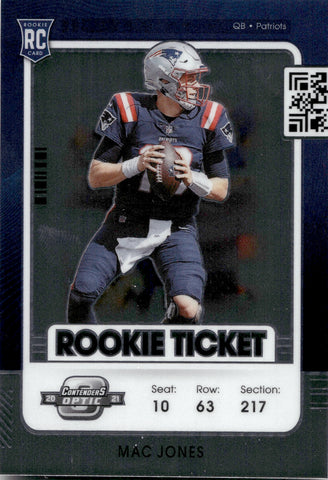 2021 Contenders Optic Football Davis Mills Rookie Ticket #62 Houston Texans  