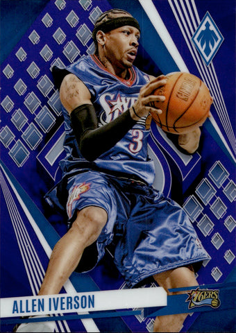 2023-24 Allen Iverson Panini Phoenix PURPLE 021/150 #8 Philadelphia 76ers HOF