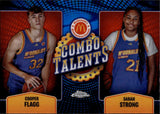 2024 Cooper Flagg Sarah Strong Topps Chrome McDonald's All American BLUE RAYWAVE COMBO TALENTS ROOKIE RC #COT-COP Mavericks UCONN