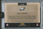 2024 Will Shipley Panini One ROOKIE DUAL PATCH AUTO 108/199 AUTOGRAPH RELIC #48 Philadelphia Eagles