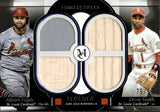 2024 Albert Pujols Ozzie Smith Topps Museum Collection QUAD BAT JERSEY 75/99 RELIC #DPQL-PSM St. Louis Cardinals