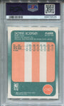 1988-89 Dennis Rodman Fleer ROOKIE RC PSA 8 #43 Detroit Pistons HOF 8526