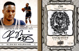 2012-13 Alonzo Mourning Upper Deck Exquisite COLLEGIATE SIGNATURES AUTO 72/99 AUTOGRAPH BOOKLET #CS-AM Miami Heat