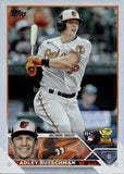 2023 Adley Rutschman Topps Series 1 RAINBOW FOIL ROOKIE RC #250 Baltimore Orioles 1