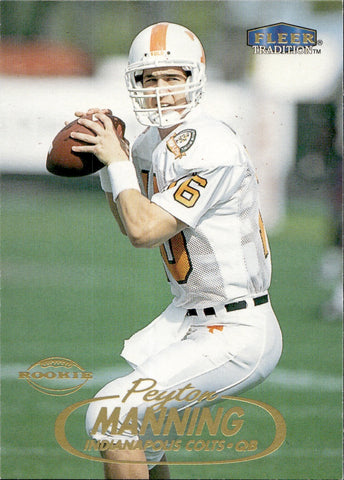 1998 Peyton Manning Fleer Tradition ROOKIE RC #235 Indianapolis Colts HOF