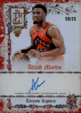 2025-26 Alijah Martin Topps Signature Class MANUSCRIPTS RED ROOKIE AUTO 09/25 AUTOGRAPH RC #MS-AM Toronto Raptors