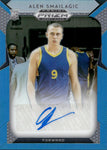 2019-20 Alen Smailagic Panini Prizm Draft Picks CAROLINA BLUE ROOKIE AUTO 20/30 AUTOGRAPH RC #39 Golden State Warriors