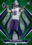 2024 Will Reichard Panini Phoenix GREEN ROOKIE 08/25 RC #247 Minnesota Vikings