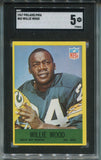 1967 Willie Wood Philadelphia SGC 5 #83 Green Bay Packers 8441