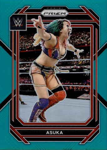 2023 Asuka Panini Prizm WWE TEAL 21/49 #189 Monday Night Raw