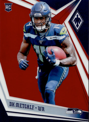 2019 D.K. Metcalf Panini Phoenix RED ROOKIE 210/299 RC #110 Seattle Seahawks