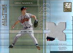 2003 Greg Maddux Donruss Elite ALL-TIME CAREER BEST PATCH JERSEY 078/400 RELIC #AT-32 Atlanta Braves HOF