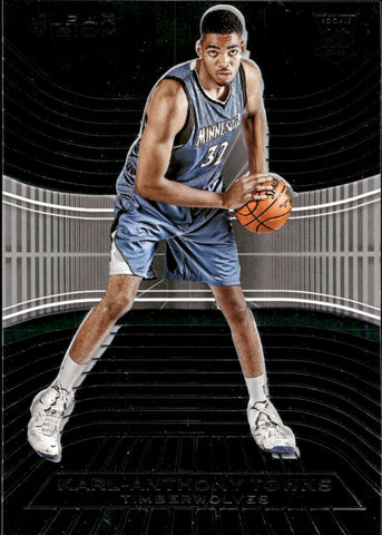 2015-16 Karl-Anthony Towns Panini Clear Vision ROOKIE RC #82 Minnesota Timberwolves