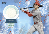 2023 Shohei Ohtani Topps Holiday Mega JERSEY RELIC #RC-SO Anaheim Angels MVP