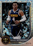2025-26 Russell Westbrook Bowman Chrome ROSE GOLD MINI-DIAMOND REFRACTOR 02/15 #BCV-102 Denver Nuggets