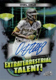 2023 Oneil Cruz Topps Chrome Cosmic EXTRATERRESTRIAL TALENT AUTO AUTOGRAPH #ETA-OC Pittsburgh Pirates