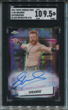 2021 Sheamus Topps Chrome WWE BLACK REFRAFCTOR AUTO 02/10 AUTOGRAPH SGC 9.5/10 #A-SM Monday Night Raw 5051