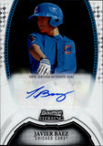 2011 Javier Baez Bowman Sterling AUTO AUTOGRAPH #BSP-JB Chicago Cubs