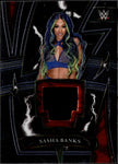 2022 Sasha Banks Panini Select WWE SPARKS SHIRT RELIC #SP-SBK Friday Night Smackdown 1
