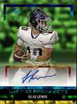 2024 JuJu Lewis Leaf In the Game Used RAINBOW FOIL GOLD PROSPECTS AUTO 26/30 AUTOGRAPH #LGP-JL1 Colorado Buffaloes