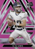 2024 Ju Ju Lewis Leaf National Convention Press Pass Premium ROOKIE PINK 1/6 RC #PPB-43 QB Prospect