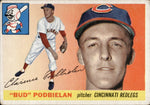 1955 "Bud" Podbielan Topps #153 Cincinnati Reds BV $30