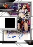 2022 Cora Jade Panini NXT WWE ROOKIE SHIRT AUTO 70/99 AUTOGRAPH RELIC RC #MS-CJD NXT