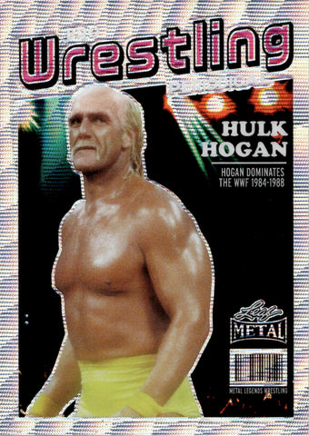 2024 Hulk Hogan Leaf Metal Legends PRO WRESTLING PERIODICAL SILVER WAVE 10/10 #WP-7 WWE Legend