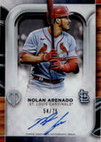 2022 Nolan Arenado Topps Tribute AUTO 54/75 AUTOGRAPH #TA-NA St. Louis Cardinals