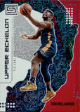 2019-20 Zion Williamson Panini Status RED UPPER ECHELON #3 New Orleans Pelicans
