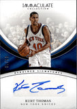 2016-17 Kurt Thomas Panini Immaculate HERALDED SIGNATURES AUTO 05/99 AUTOGRAPH #HS-KTH New York Knicks