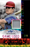 2024 Pete Rose Leaf In The Game Used RAINBOW FOIL JERSEY 02/60 RELIC #GUM-45 Philadelphia Phillies