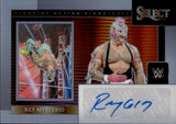 2024 Rey Mysterio Panini Select WWE HOLO SILVER RINGSIDE ACTION SIGNATURES AUTO AUTOGRAPH #RA-RMY Monday Night Raw