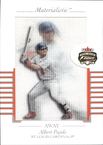 2003 Leaf - ALBERT PUJOLS - Away Game Used Jersey - CARDINALS