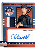 2023 Caden Sorrell Panini USA Stars & Stripes SIGNATURE MATERIALS PATCH AUTO 12/25 AUTOGRAPH RELIC #NTDP-CS Draft Prospect