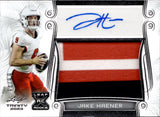 2023 Jake Haener Leaf Trinity ROOKIE JUMBO PATCH AUTO 94/99 AUTOGRAPH RELIC RC #PA-JH1 New Orleans Saints