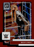 2023 Becky Lynch Panini Chronicles WWE DONRUSS OPTIC RED 046/199 #368 Monday Night Raw