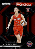2024 Caitlin Clark Panini Prizm Monopoly PRIZM SKILL CLASSIC ICONS RED ROOKIE RC #WNBA27 Indiana Fever 3