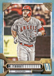 2022 Mike Trout Topps Gypsy Queen BLUE JERSEY NUMBER 027/150 #72 Anaheim Angels