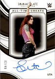 2023 Lita Panini Immaculate Collection ALL-TIME GREATS AUTO 02/49 AUTOGRAPH #AT-LTA WWE HOF