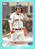 2022 Blaze Jordan Topps Pro Debut AQUA ROOKIE RC 19/75 #PD-115 Boston Red Sox Salem Red Sox